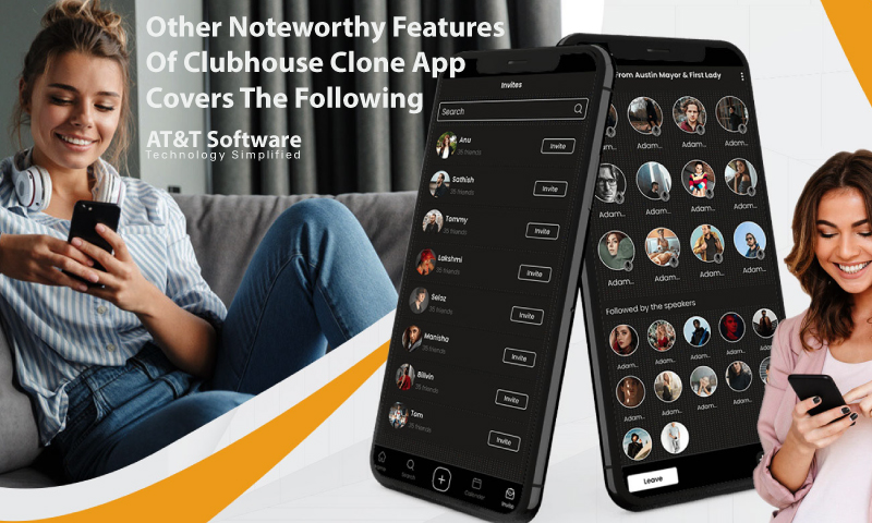 Other Noteworthy Features Of Clubhouse Clone App Covers The Following