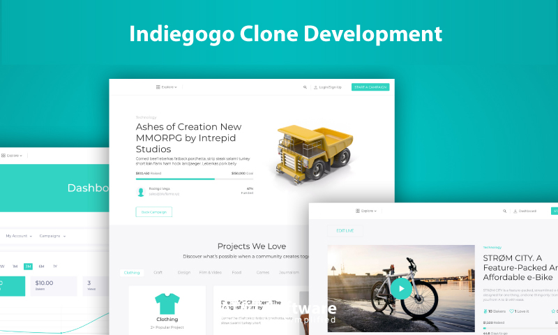 Indiegogo Clone Application
