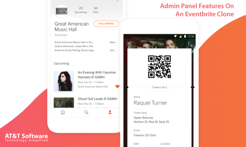 Admin Panel Features On An Eventbrite Clone