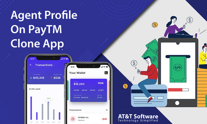 Agent Profile On PayTM Clone App
