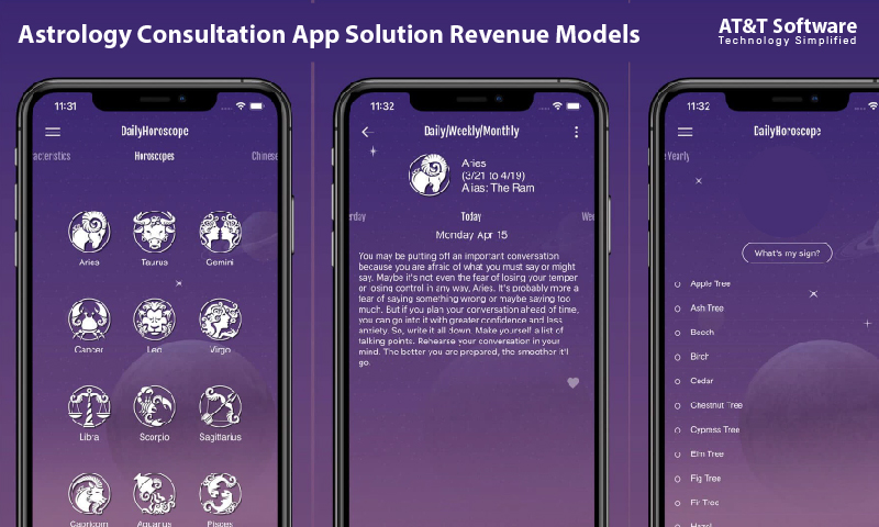 Astrology Consultation App Solution Revenue Models