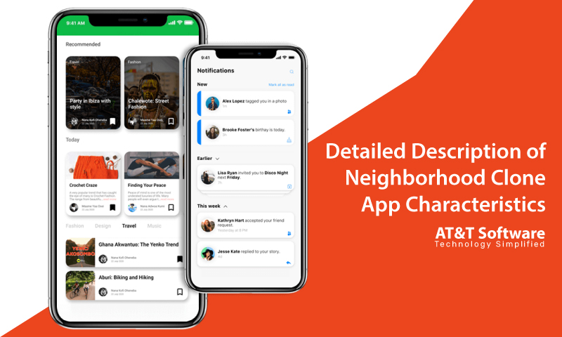 Detailed Description of Neighborhood Clone App Characteristics
