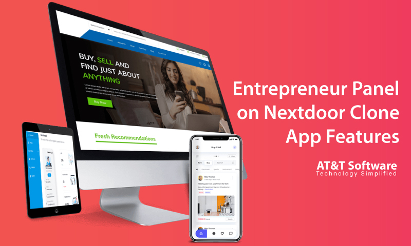 Entrepreneur Panel on Nextdoor Clone App Features