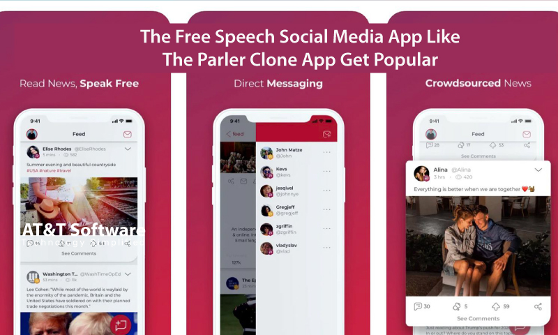 How Did The Free Speech Social Media App Like The Parler Clone App Get Popular