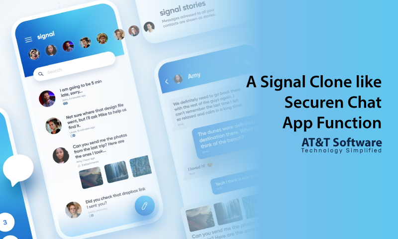 How Does A Signal Clone-like Secure Chat App Function