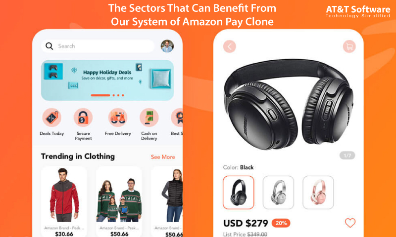 Which Are The Sectors That Can Benefit From Our System of Amazon Pay Clone