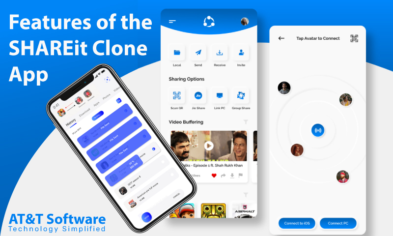 Features of the SHAREit Clone App